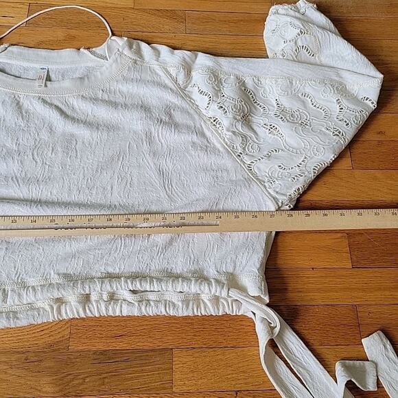 Free People Movement Field of Dreams Cropped Pullover Round Neck Pullover - Picture 12 of 15